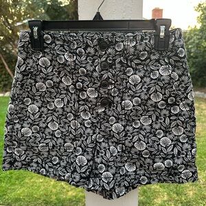 LOFT Leaf Print Short & Top Set